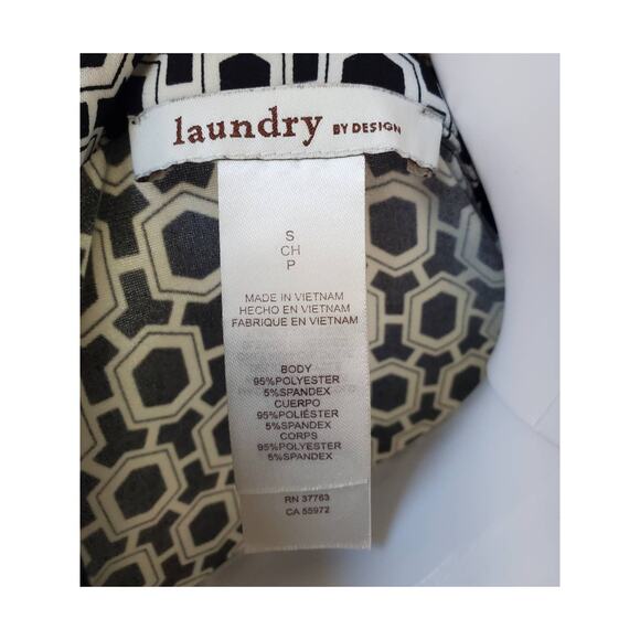 Laundry By Design dress geometric pattern business casual office chic career - Picture 9 of 9